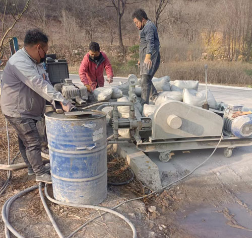 庐江路面下沉注浆